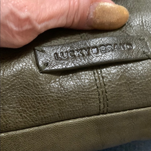 Lucky Brand Green Crossbody Bag with Textured Finish - Picture 4 of 6